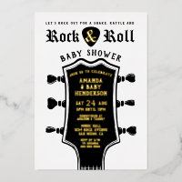Baby shower de Guitare Rock et Roll