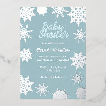 Baby shower d'hiver