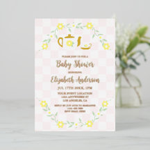 Baby Shower Floral Tea Party