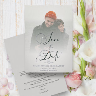 Invitation En Aluminium Boda de efectos de efecto de vello de la transpare