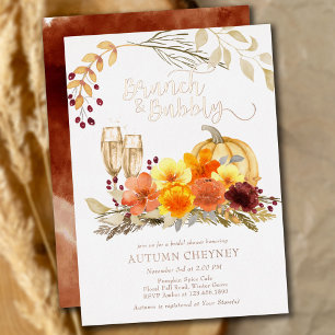 Invitation En Aluminium Brunch et Bubbly Automne Enterrement de Vie de Jeu