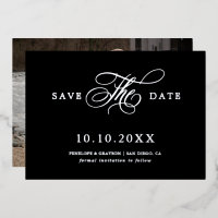 Calligraphie moderne intemporelle Argent Enregistr