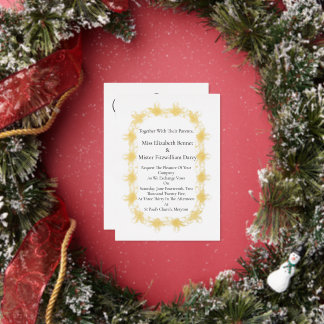 Invitation En Aluminium Calligraphie Renaissance Mariage Renfair
