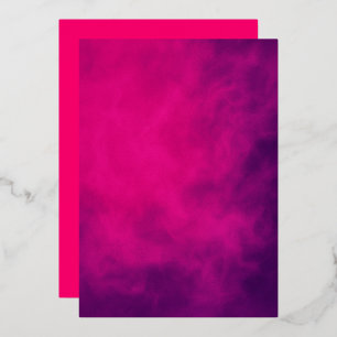 Invitation En Aluminium Carton d'invitation personnalisable avec dos rose