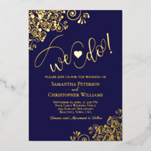 Invitation En Aluminium C'Est Ce Que Nous Faisons ! Cute Moderne Mariage M