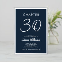 Chapitre 30 Bleu 30e anniversaire fête Argent