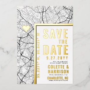 Invitation En Aluminium Charlotte Love Locator Mariage Enregistrer la da