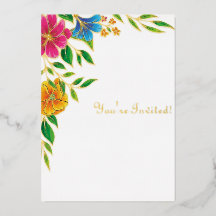 Code QR de mariage simple fleurs lumineuses printe
