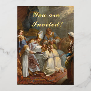 Invitation En Aluminium Confirmations