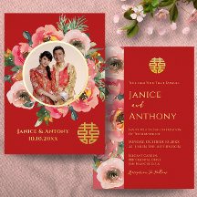 Couronne florale moderne couple photo de mariage c