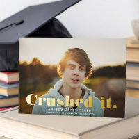 Crusé Il Amusant Typographie Moderne | Graduation