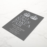 Deux Rois Font Un Mariage Gay Pair