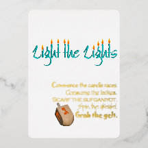 Éclairer les lumières Chanukah