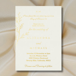 Invitation En Aluminium Elegant Ivory Bible Verse Christian Wedding