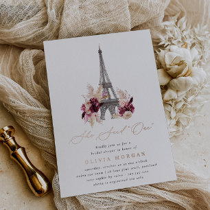 Invitation En Aluminium Elle A Dit Oui Fête des mariées Paris