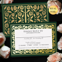 Épée dorée médiévale verte RSVP mariage royal