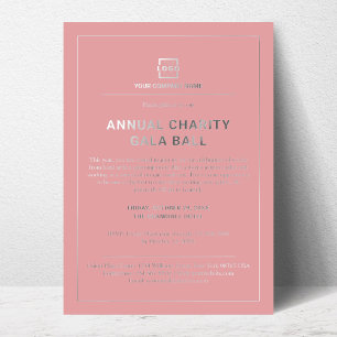 Invitation En Aluminium Événement de société d'entreprise personnalisé