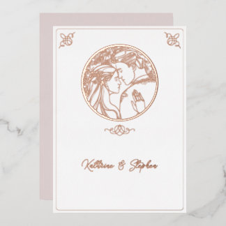 Invitation En Aluminium Faire carton d'invitation de mariage pour couple