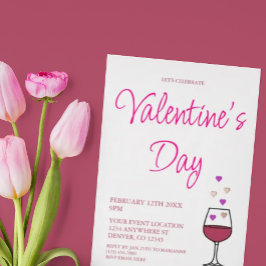 Invitation En Aluminium Fête de la Saint Valentin