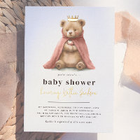 Fête de naissance de la princesse fille ourson roy