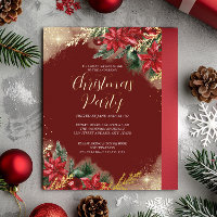 Fête de Noël au feuillage rouge or vert