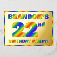 Fête du 22e anniversaire — Amusant, Rainbow Spectr