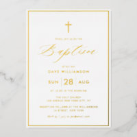 feuille de première communion or simple et élégant