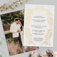 Fleur de lis mariage noir blanc