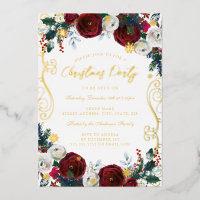 Fleur Rouge or Vert Noël Fleur