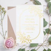 Fleurs botaniques sauvages Feuille Mariage