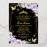 Fleurs de lilas pourpre Roses Fête de Quinceañera