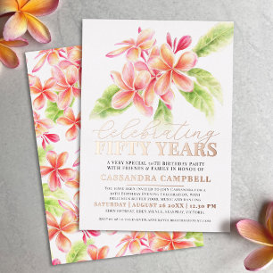 Invitation En Aluminium Frangipani fête ses cinquante ans
