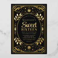 Gold Tarot Witchy Sweet 16 fête d'anniversaire
