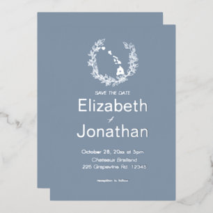 Invitation En Aluminium Hawaii State Silhouette Destination Mariage