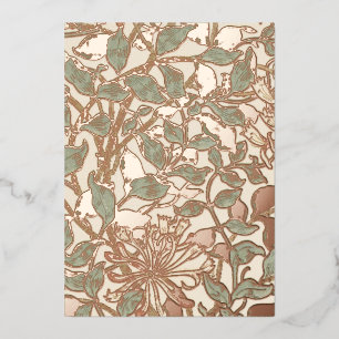 Invitation En Aluminium jasmin vintage