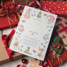Jolie fête de Noël d'hiver en or