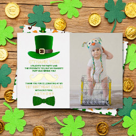 Invitation En Aluminium Leprechaun moderne St. Patrick's Day Anniversaire 