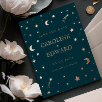 Lune et Étoiles Signe céleste étoilé Noces d'or