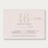 Luxueux Élégant Rose Sweet 16