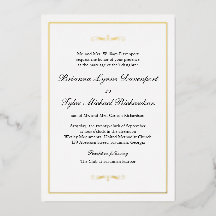 Mariage classique simple et élégant