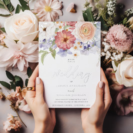 Invitation En Aluminium Mariage de automne coloré de l'huile d'argent divi