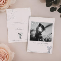 Mariage des colibris Enregistrer la date Photo Ove