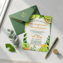 Mariage d'été Citron vert et Vert Chartreuse