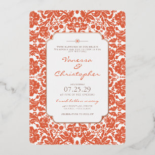 Invitation En Aluminium Mariage du coucher de soleil de Vérone