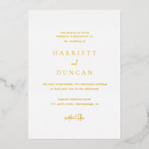 Invitation En Aluminium Mariage élégant et intemporel