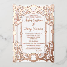 mariage élégant et romantique or rose 