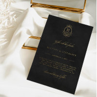Mariage en velours noir et doré (imprimé, pas réel