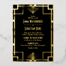 Mariage Luxueux Great Gatsby Art Déco
