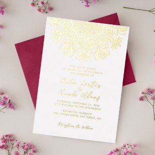 Invitation En Aluminium Mariage Mandala Fleurs de Lotus Oiseaux Cygne Chuc