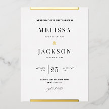 Mariage minimalisme moderne